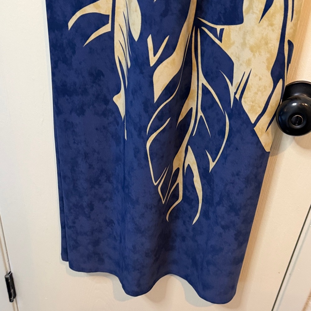 Tommy Bahama Elegant Blue and Cream Dress size XL - Picture 8 of 8